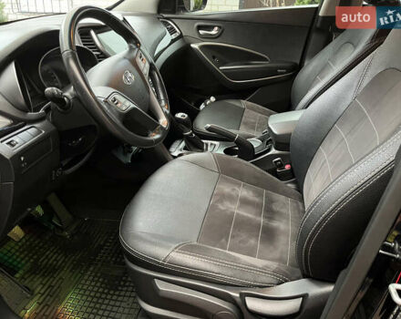 Черный Хендай Санта Фе, объемом двигателя 2.36 л и пробегом 166 тыс. км за 15000 $, фото 12 на Automoto.ua