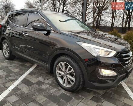 Черный Хендай Санта Фе, объемом двигателя 2.2 л и пробегом 159 тыс. км за 15900 $, фото 3 на Automoto.ua