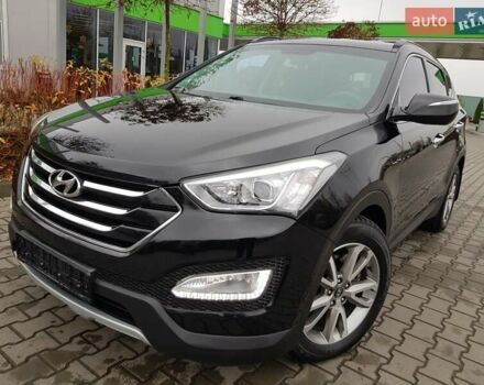 Черный Хендай Санта Фе, объемом двигателя 2.2 л и пробегом 157 тыс. км за 15900 $, фото 3 на Automoto.ua