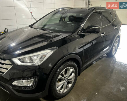 Черный Хендай Санта Фе, объемом двигателя 2.2 л и пробегом 154 тыс. км за 18600 $, фото 1 на Automoto.ua