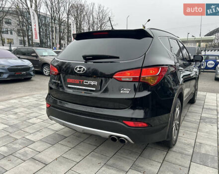 Черный Хендай Санта Фе, объемом двигателя 2.2 л и пробегом 190 тыс. км за 14900 $, фото 12 на Automoto.ua