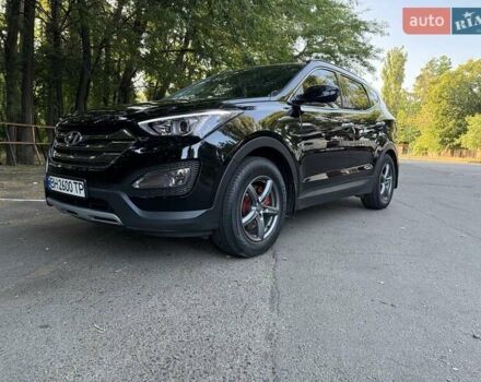 Черный Хендай Санта Фе, объемом двигателя 2.4 л и пробегом 158 тыс. км за 14500 $, фото 2 на Automoto.ua