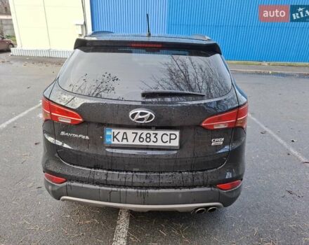 Черный Хендай Санта Фе, объемом двигателя 2.2 л и пробегом 215 тыс. км за 15500 $, фото 5 на Automoto.ua