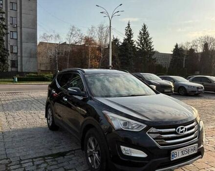 Черный Хендай Санта Фе, объемом двигателя 2.36 л и пробегом 162 тыс. км за 13900 $, фото 3 на Automoto.ua