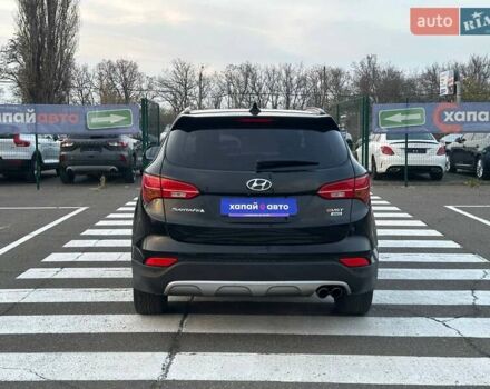 Черный Хендай Санта Фе, объемом двигателя 2 л и пробегом 131 тыс. км за 21000 $, фото 5 на Automoto.ua