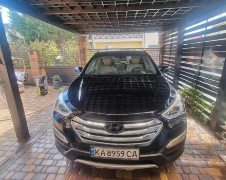 Черный Хендай Санта Фе, объемом двигателя 2 л и пробегом 141 тыс. км за 12800 $, фото 2 на Automoto.ua