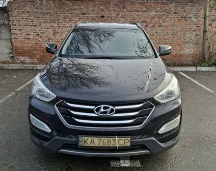 Черный Хендай Санта Фе, объемом двигателя 2.2 л и пробегом 215 тыс. км за 15500 $, фото 1 на Automoto.ua