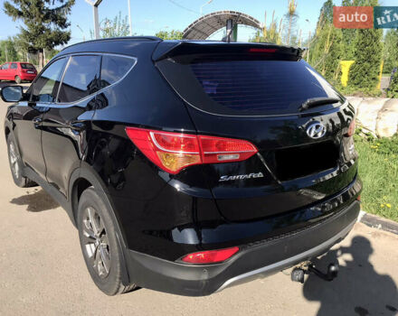 Черный Хендай Санта Фе, объемом двигателя 2.2 л и пробегом 225 тыс. км за 17000 $, фото 1 на Automoto.ua