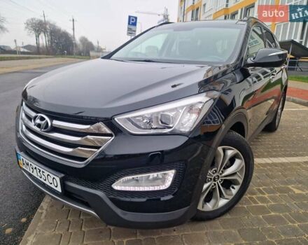 Черный Хендай Санта Фе, объемом двигателя 2.2 л и пробегом 94 тыс. км за 20300 $, фото 6 на Automoto.ua
