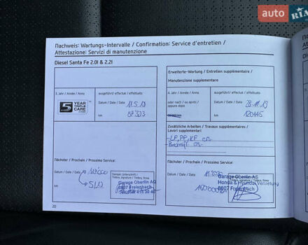 Черный Хендай Санта Фе, объемом двигателя 2.2 л и пробегом 204 тыс. км за 20700 $, фото 42 на Automoto.ua