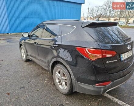 Черный Хендай Санта Фе, объемом двигателя 2.2 л и пробегом 215 тыс. км за 15500 $, фото 4 на Automoto.ua