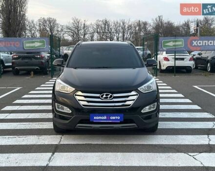 Черный Хендай Санта Фе, объемом двигателя 2 л и пробегом 131 тыс. км за 21000 $, фото 1 на Automoto.ua