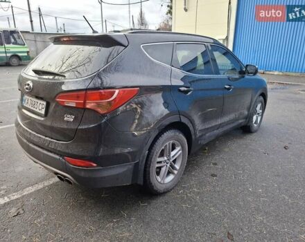 Черный Хендай Санта Фе, объемом двигателя 2.2 л и пробегом 215 тыс. км за 15500 $, фото 6 на Automoto.ua