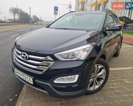 Черный Хендай Санта Фе, объемом двигателя 2.2 л и пробегом 94 тыс. км за 20300 $, фото 1 на Automoto.ua