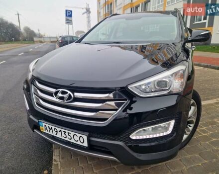 Черный Хендай Санта Фе, объемом двигателя 2.2 л и пробегом 94 тыс. км за 20300 $, фото 3 на Automoto.ua