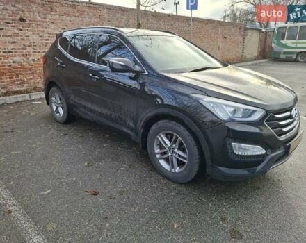 Черный Хендай Санта Фе, объемом двигателя 2.2 л и пробегом 215 тыс. км за 15500 $, фото 7 на Automoto.ua