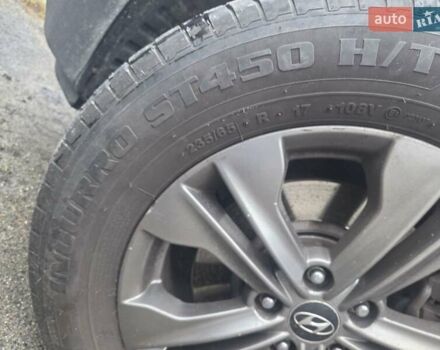 Черный Хендай Санта Фе, объемом двигателя 2.19 л и пробегом 341 тыс. км за 12500 $, фото 13 на Automoto.ua