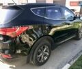 Черный Хендай Санта Фе, объемом двигателя 2.2 л и пробегом 220 тыс. км за 18500 $, фото 2 на Automoto.ua