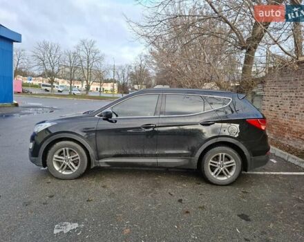 Черный Хендай Санта Фе, объемом двигателя 2.2 л и пробегом 215 тыс. км за 15500 $, фото 3 на Automoto.ua