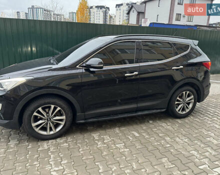 Черный Хендай Санта Фе, объемом двигателя 2 л и пробегом 180 тыс. км за 18200 $, фото 3 на Automoto.ua