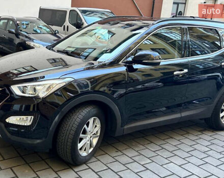 Чорний Хендай Санта Фе, об'ємом двигуна 2 л та пробігом 126 тис. км за 17500 $, фото 3 на Automoto.ua