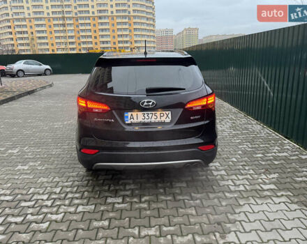 Черный Хендай Санта Фе, объемом двигателя 2 л и пробегом 180 тыс. км за 18200 $, фото 4 на Automoto.ua