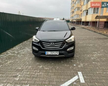 Черный Хендай Санта Фе, объемом двигателя 2 л и пробегом 180 тыс. км за 18200 $, фото 1 на Automoto.ua