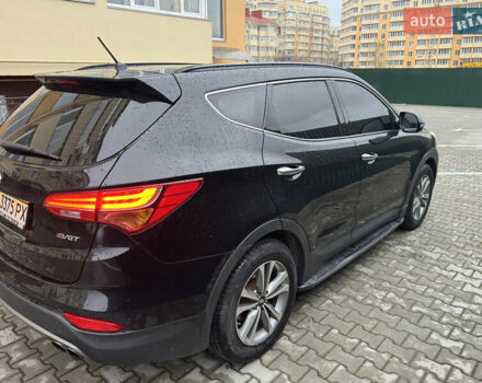 Черный Хендай Санта Фе, объемом двигателя 2 л и пробегом 180 тыс. км за 18200 $, фото 5 на Automoto.ua