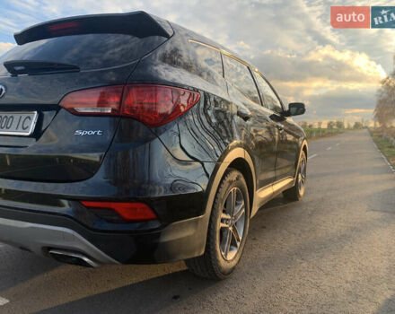 Черный Хендай Санта Фе, объемом двигателя 2.4 л и пробегом 296 тыс. км за 14750 $, фото 2 на Automoto.ua