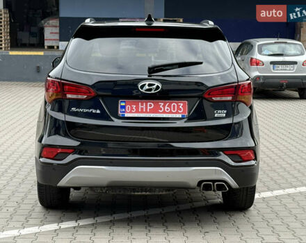 Черный Хендай Санта Фе, объемом двигателя 2.2 л и пробегом 190 тыс. км за 21650 $, фото 10 на Automoto.ua