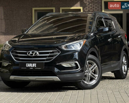 Чорний Хендай Санта Фе, об'ємом двигуна 2.4 л та пробігом 150 тис. км за 14500 $, фото 2 на Automoto.ua