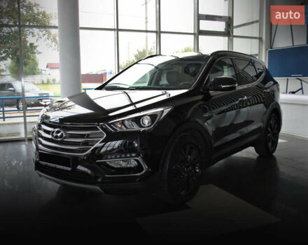 Черный Хендай Санта Фе, объемом двигателя 2.2 л и пробегом 130 тыс. км за 23500 $, фото 3 на Automoto.ua