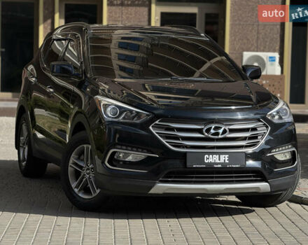 Чорний Хендай Санта Фе, об'ємом двигуна 2.4 л та пробігом 150 тис. км за 14500 $, фото 6 на Automoto.ua