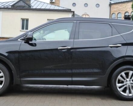 Черный Хендай Санта Фе, объемом двигателя 2 л и пробегом 100 тыс. км за 8300 $, фото 3 на Automoto.ua