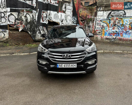 Черный Хендай Санта Фе, объемом двигателя 2 л и пробегом 175 тыс. км за 19950 $, фото 1 на Automoto.ua