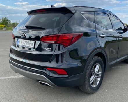 Черный Хендай Санта Фе, объемом двигателя 2.4 л и пробегом 220 тыс. км за 15600 $, фото 6 на Automoto.ua