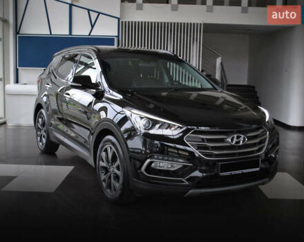 Черный Хендай Санта Фе, объемом двигателя 2.2 л и пробегом 130 тыс. км за 23500 $, фото 1 на Automoto.ua