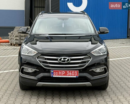 Черный Хендай Санта Фе, объемом двигателя 2.2 л и пробегом 190 тыс. км за 21650 $, фото 3 на Automoto.ua