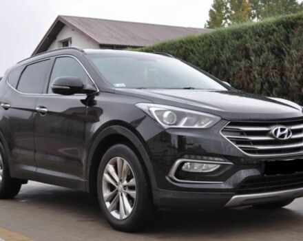 Черный Хендай Санта Фе, объемом двигателя 2 л и пробегом 100 тыс. км за 8300 $, фото 5 на Automoto.ua