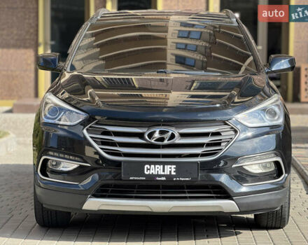 Чорний Хендай Санта Фе, об'ємом двигуна 2.4 л та пробігом 150 тис. км за 14500 $, фото 7 на Automoto.ua