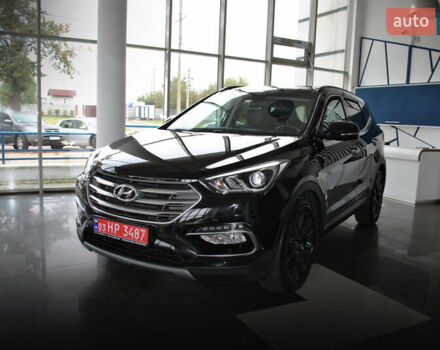 Черный Хендай Санта Фе, объемом двигателя 2.2 л и пробегом 130 тыс. км за 23500 $, фото 7 на Automoto.ua