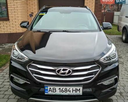 Черный Хендай Санта Фе, объемом двигателя 2 л и пробегом 200 тыс. км за 19500 $, фото 2 на Automoto.ua