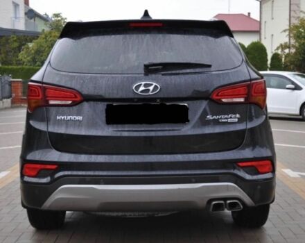 Черный Хендай Санта Фе, объемом двигателя 2 л и пробегом 100 тыс. км за 8300 $, фото 1 на Automoto.ua