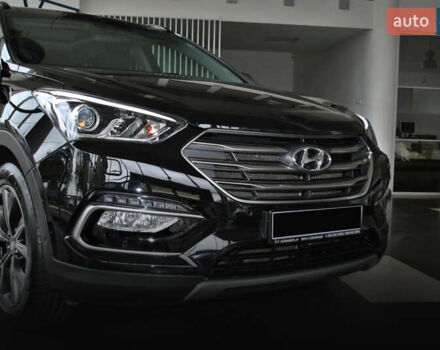 Черный Хендай Санта Фе, объемом двигателя 2.2 л и пробегом 130 тыс. км за 23500 $, фото 6 на Automoto.ua