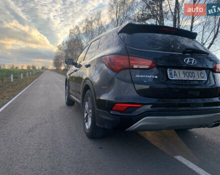 Черный Хендай Санта Фе, объемом двигателя 2.4 л и пробегом 296 тыс. км за 14750 $, фото 4 на Automoto.ua