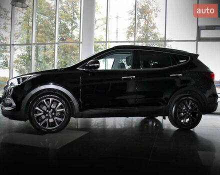 Черный Хендай Санта Фе, объемом двигателя 2.2 л и пробегом 130 тыс. км за 23500 $, фото 13 на Automoto.ua