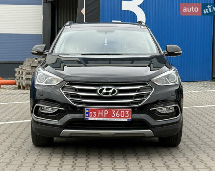 Черный Хендай Санта Фе, объемом двигателя 2.2 л и пробегом 190 тыс. км за 21650 $, фото 2 на Automoto.ua