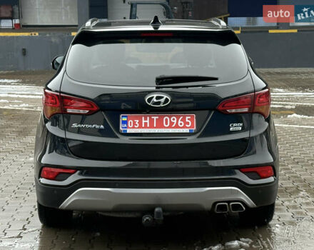 Черный Хендай Санта Фе, объемом двигателя 2.2 л и пробегом 188 тыс. км за 21750 $, фото 8 на Automoto.ua