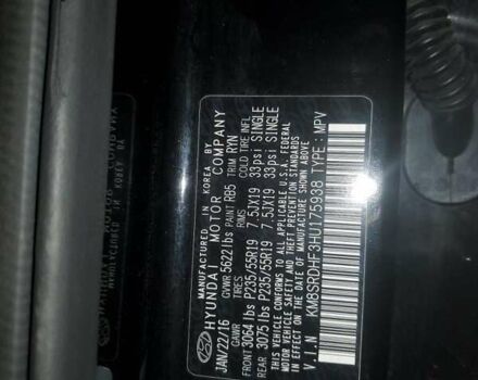 Черный Хендай Санта Фе, объемом двигателя 3.3 л и пробегом 125 тыс. км за 2700 $, фото 12 на Automoto.ua