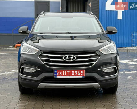 Черный Хендай Санта Фе, объемом двигателя 2.2 л и пробегом 188 тыс. км за 21750 $, фото 3 на Automoto.ua